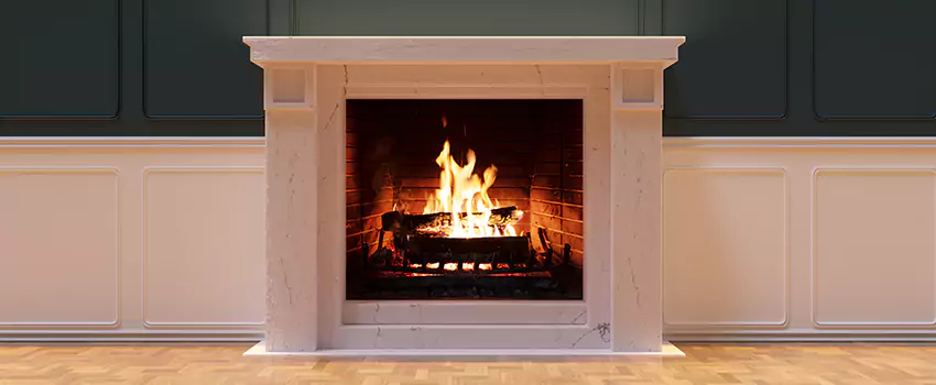 Open Flame Wood-Burning Fireplace Installation Services in Mercer Island, Washington