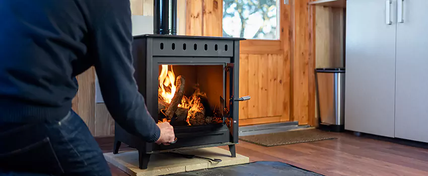 Open Hearth Wood Fireplace Installation in Mercer Island, WA