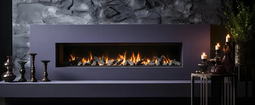 Ember Bed for Ventless Gas Fireplace in Mercer Island, WA
