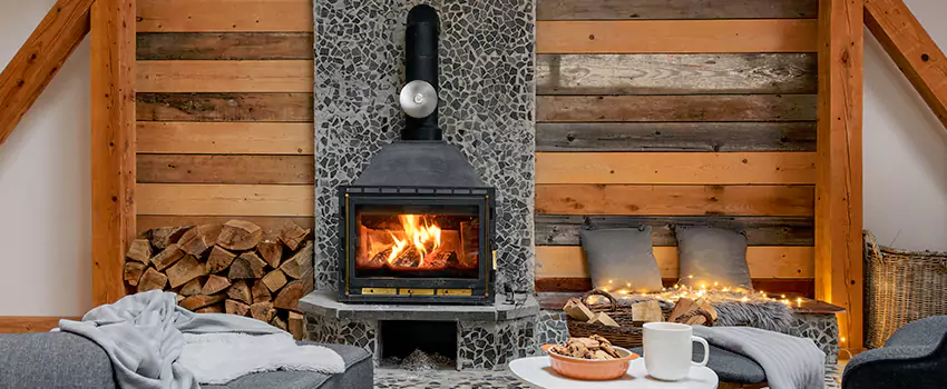 Thelin Hearth Products Direct Vent Gas Stove Fireplace Inspection in Mercer Island, Washington